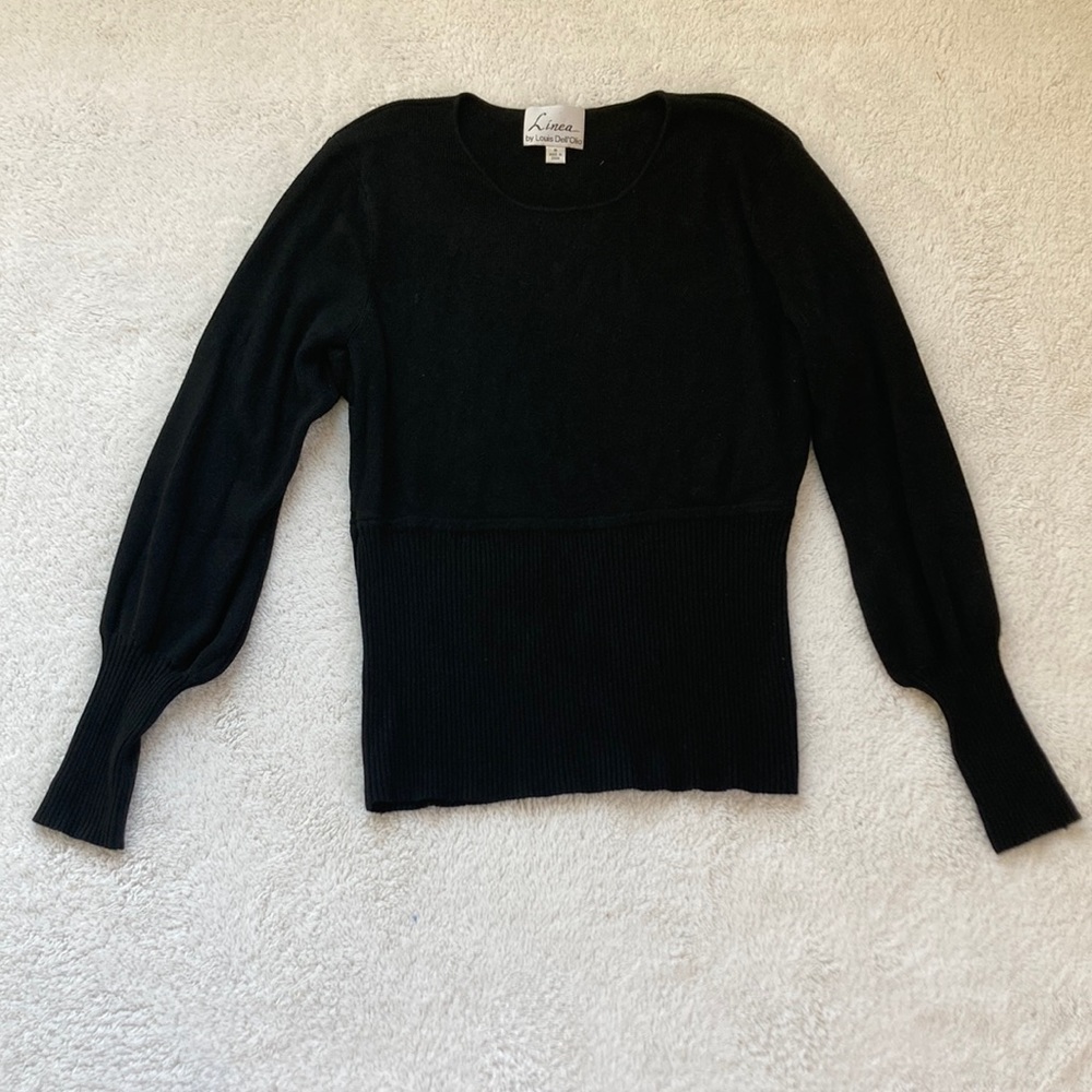 Linea by Louis Dell’Olio Black Sweater M